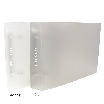 Amazon | ニューヨー 伝票ファイル クリア 2色 ホワイト グレー